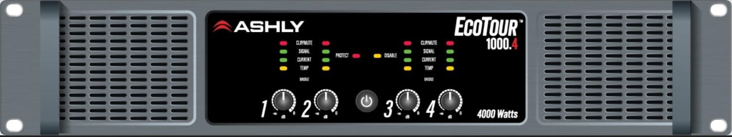 Ashly EcoTour™ 1000.4 Professional Touring Power Amplifier