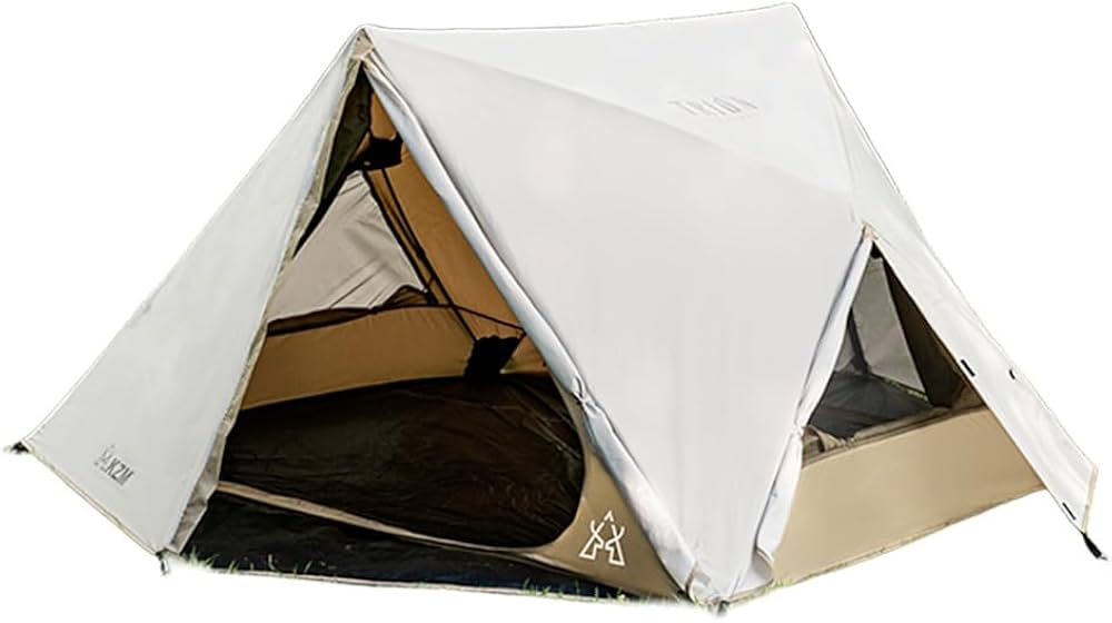 Amazon.co.jp: KZM NEWトリオンEX テント ワンタッチ オフホワイト