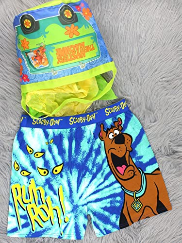 Scooby-Doo Mystery Machine Tie Dye Men's Boxer Lounge Shorts 6