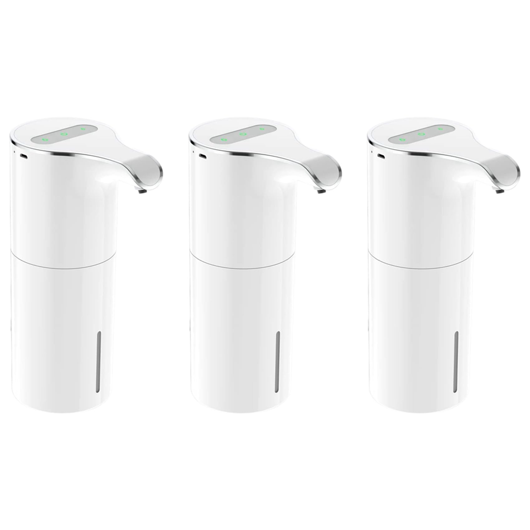 Vjsujehgy 3X Soap Dispenser Automatic - Touchless USB Rechargeable Electric Liquid Soap Dispenser Adjustable Volume 450Ml