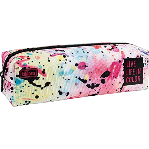 Tilibra - Estojo Médio Académie Splashes Branco