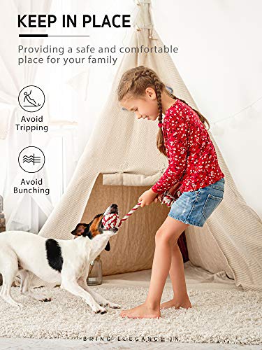 image for Syntus Non-Slip Area Rug Pad, 5×7 Ft Extra Thick Gripper Pad Protecti