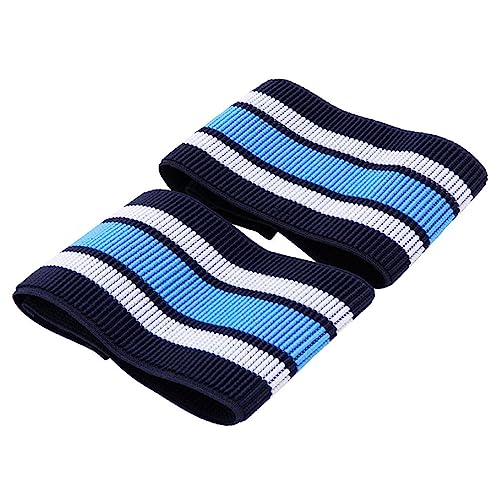 Maybenice 2Pcs Elastic Bike Ankle Leg Riding Puttee Cycling Safety Bind Pant Bands Clip Strap Belt for Cycling Joggings Camping Non-slip Leg Bands