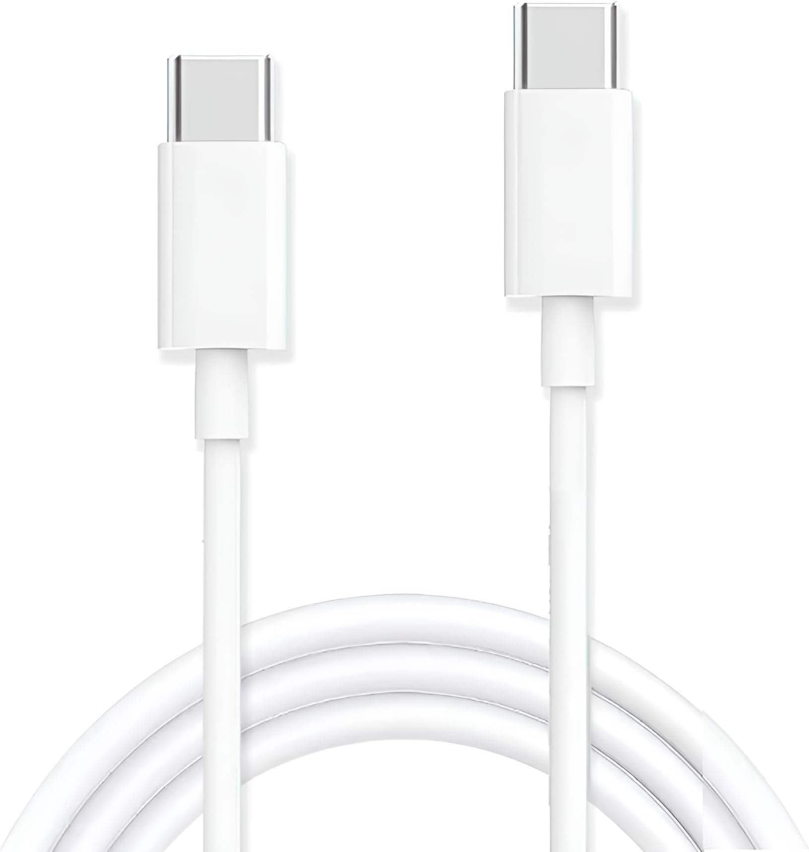 Google 30W Type C to C Cable Compatible with Pixel Google Pixel 8 Pro, Pixel 8, Pixel 7 Pro, Pixel 7, Pixel 7A, Pixel 6a, Pixel 6 Pro, Pixel 6, Pixel 5 Chargning Cable USB C Power Charge Cord - White
