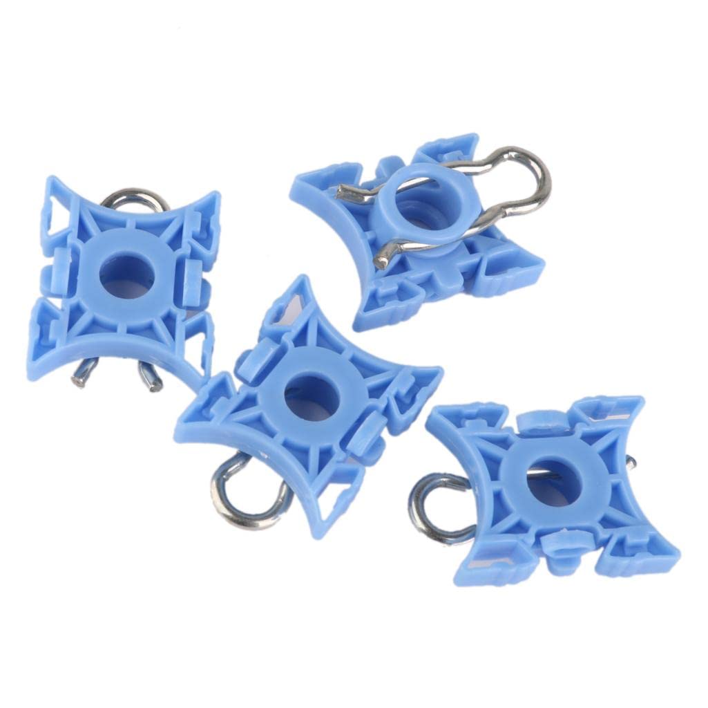 UJEAVETTE Window Regulator Sliding Pivot Clips for Volvo 51321938884 4Pcs-image-29