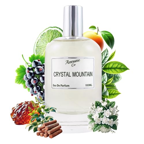 Image of Crystal Mountain | Luxury Men Eau De Parfum | Citrus Green Fresh Spicy | Perfume Spray for Man | Strong & Long Lasting Fragrance | Luxury Gift for Him | 100 ml