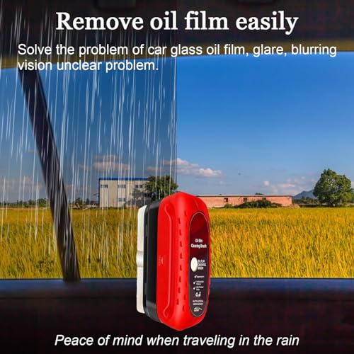 image for Fululuer Automotive Oil Film Cleaning Brush, Windshield Cleaner for Ca