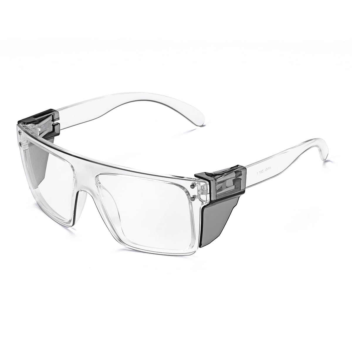 UV400 przejściowe fotochromowe okulary ochronne od jasnej do ciemnoszarej soczewki ANSI Z87 zatwierdzone