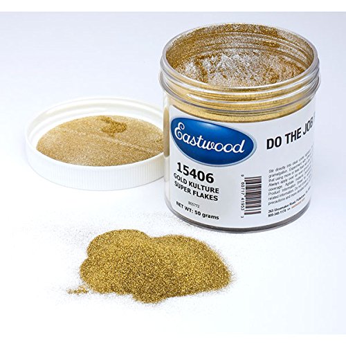 50 G Gold Kulture Super Flakes Customize Project With Colors And Effects 50 Grams Per Gallon Touch Up Automotive Paint
