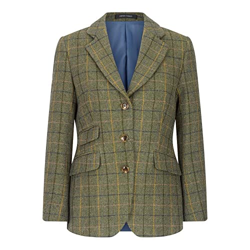 Blazer tweed femme Walker & Hawkes Mayland veste de campagne chic