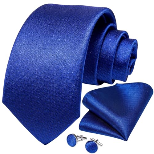 Set de corbata de seda para hombre con pañuelo y gemelos