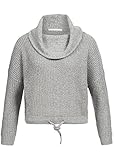 Rollkragenpullover ONLY Damen Pullover onlNIA L/S ROLLNECK KNT, Gr. 40 (Herstellergröße: L), Grau (Light Grey Melange)