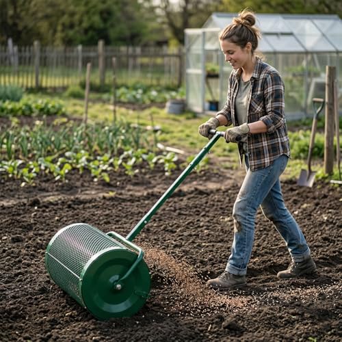 Esparcidor de Compost de 24 Pulgadas para Jardín miniatura 6