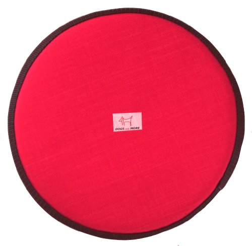 Frisbee pour chien en tissu flottant rouge grand modèle - 2