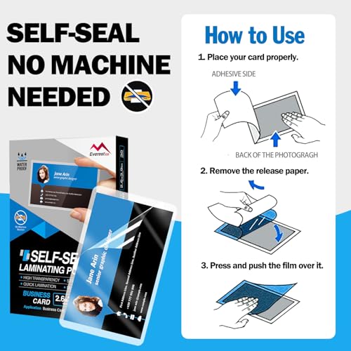 Everest Ios SA0102-P Everest Self Seal Laminating Pouches thumb #6