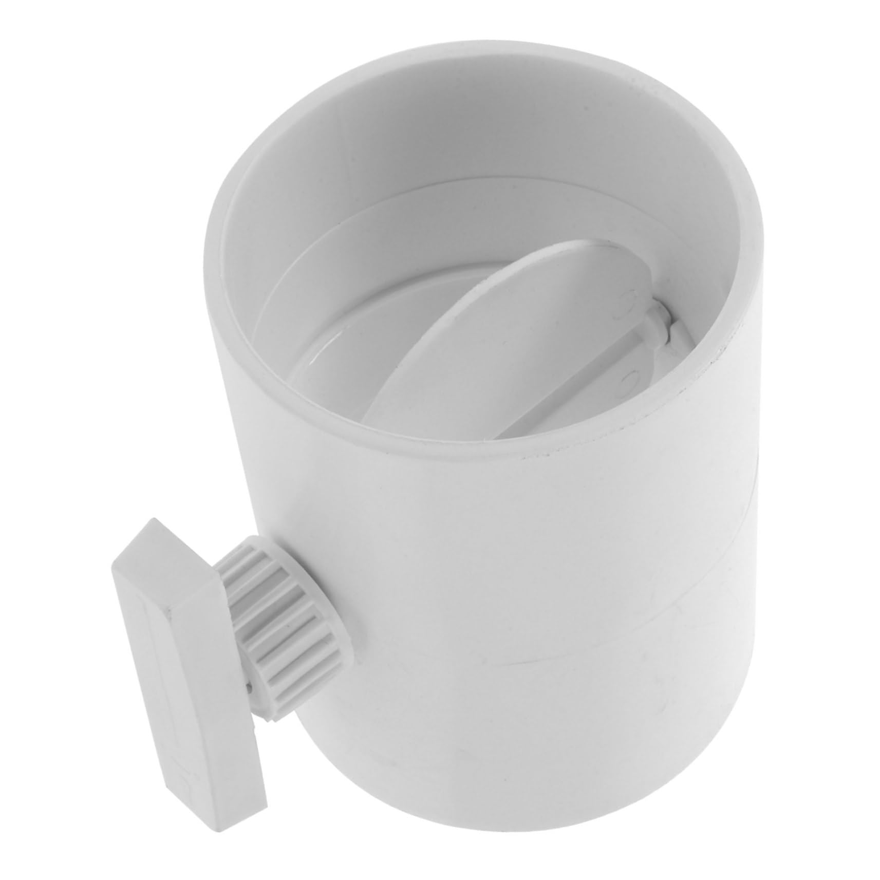 jojofuny 4pezzi Valvola Manuale Di Del Flusso Aria Per Ducting Valvola Farfalla Per Sistemi Di Ventilazione Facile Da Installare Compatibile Con Impianti Industriali e Commerciali