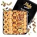 Luxury Turkish Baklava Traditional Assortment Pistachio Gift Box 27 oz. Two Layer 52 pcs - Best Baklawa Pastry Assorted Delights (Dessert of Sultans) for Holiday Bakery Mix Gourmet Sweets by Mughe