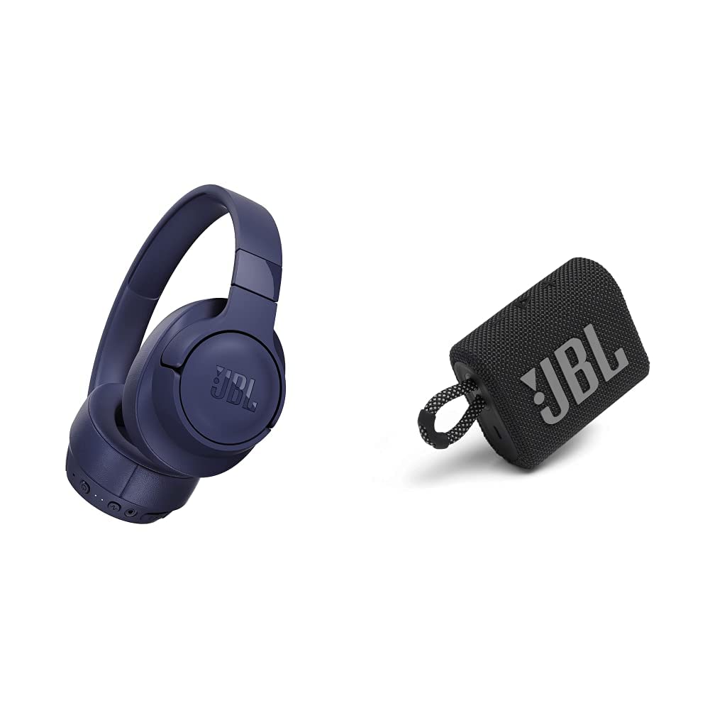 Compare JBL Tune 760NC, Over Ear ANC Wireless Headphones with Mic & Go 3, Wireless Ultra