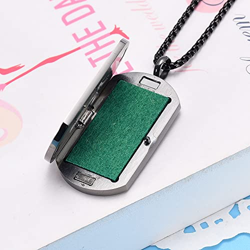 Collar difusor aromático eléctrico aroma cruz acero inox miniatura 4