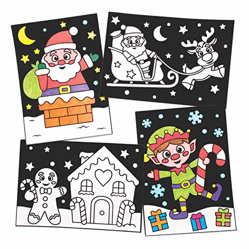 Feuilles à Colorier Velours Âge De Pierre - Lot De 10 - Activités Manuelles Enfants - Baker Ross