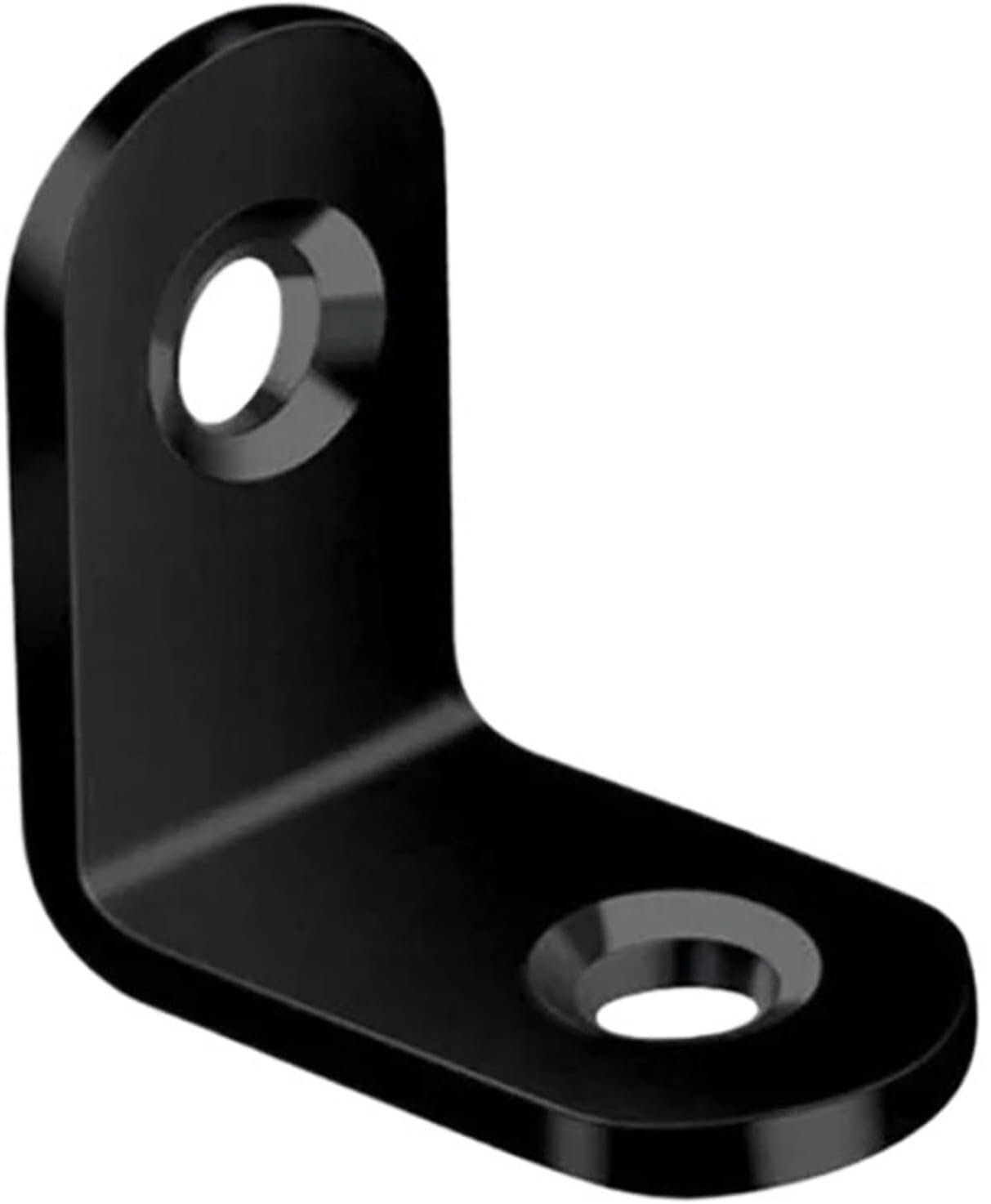 4pcs Stainless Steel Corner Brackets, L Bracket Heavy Duty Corner Brace for Wood Shelf and Furniture(20x20mm)