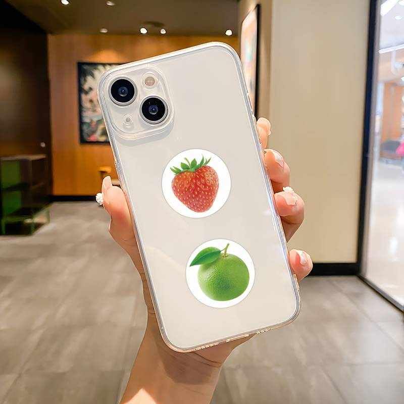 Rollo Pegatinas de Frutas para niños, Fruit stickers, 1 Unidad - imagen 4