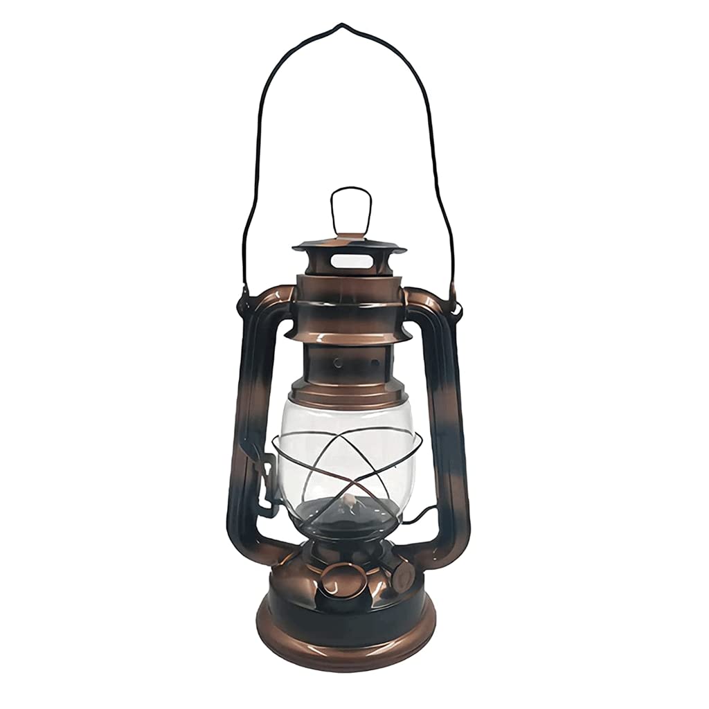 Kerosene lamp Oil Lamp,Hurricane ,Classic Kerosene Metal Lamps Hanging(Bronze)