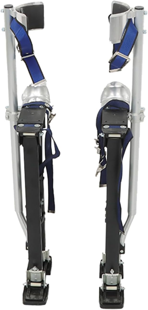 findmall 24-40 Inch Drywall Stilts Grade Adjustable Auminum Tool Stilt for Painting or Cleaning - Black