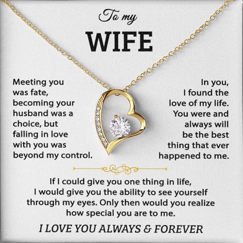 LUXUS To My Wife - Forever Love Heart, One Size, �X�e�����X�X�`�[����18K�S�[���h�d�グ�B, �L���[�r�b�N�W���R�j�A