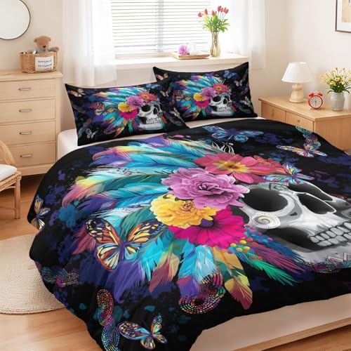 Housse de couette 160 x 200 anti-plis en microfibre pour éliminer la corvée de repassage
