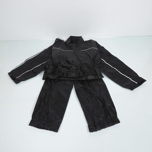Nexone Combinaison de pluie pour moto homme/femme Taille L noire/gris Neuf
