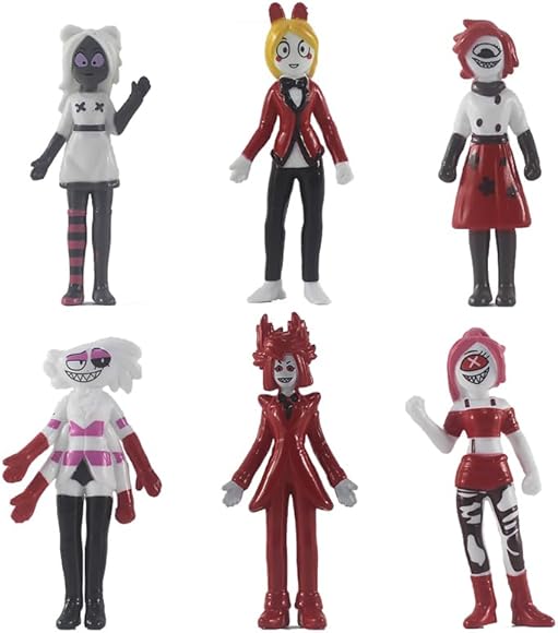 Hazbin Hotel Figures with Hotel Cards Hazbin Angel Dust/Alastor
