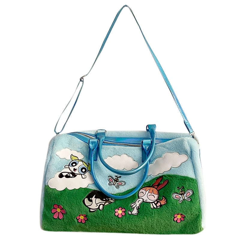 Y2K Fashion Handbag for Women, Crossbody Bag Aesthetic Grunge Shoulder Handbags Coquette Cutecore Sling Purse Kawaii (green)