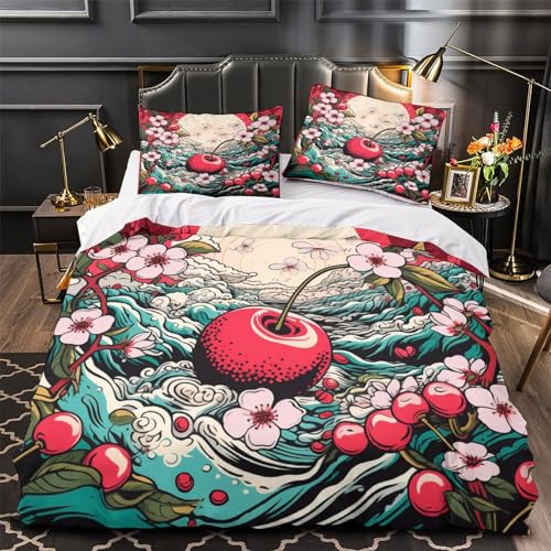 Funda nórdica con cremallera lavable para cama king size 3 piezas 4