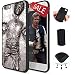 iPhone 6S Plus Case,Onelee [Scratchproof][Never Fade] Star Wars R2D2 Collector Robot Pattern iPhone 6S 5.5" Case Black Rubber(TPU) (9)