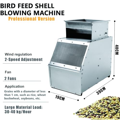 Machine de vannage des grains en acier inoxydable à vitesse réglable