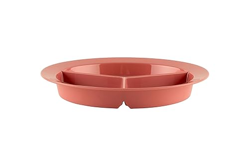 Miniatura 2 de G.E.T. P-1530-M-EC - Platos de melamina de 3 compartimentos resistentes a roturas, para vajilla de interior y exterior, de policarbonato, por Super