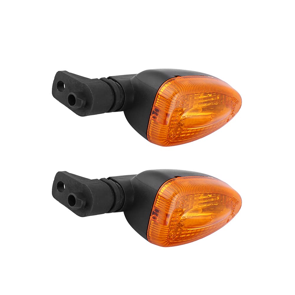 Par de Luces de Señal de Giro para Motocicleta, Lámpara Indicadora de Dirección para F800 (Amarillo)