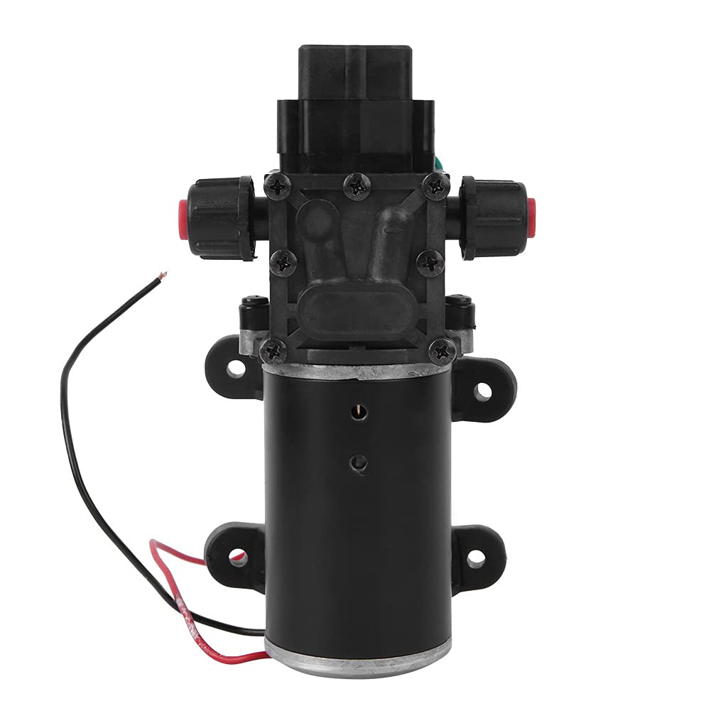 FTVOGUE Pompa a Membrana 12V 100W Pompa Acqua Autoadescante Portatile Accessorio Meccanico Bassa rumorosità Alta Pressione Dimensioni Ridotte per Sostituzione e Riparazione di Parti Industriali