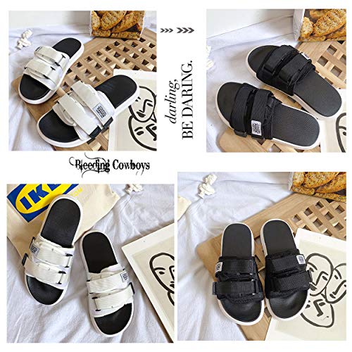 xsby Men's and Women's Slide Sandals Adjustable Casual Slip on Slippers4