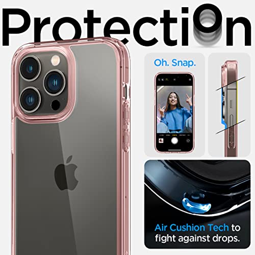 Image of Spigen for iPhone 14 Pro Max Case, Ultra Hybrid [No Magnet Ring][Anti-Yellowing] - Rose Crystal