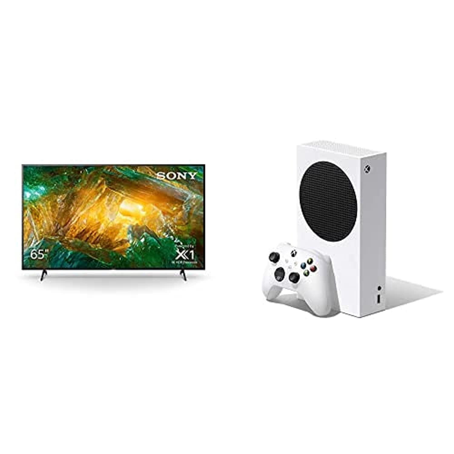 Sony Bravia 65 Inch X80H Series 4K Uhd Hdr Smart Android Tv With Google Assistant Voice Search, Dolby Atmos, Dolby Vision, Netflix Kd-65X8000H With Xbox Series S (Digital Console)