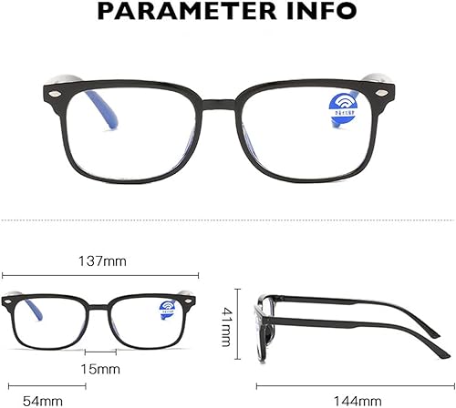 Miniatura 6 de DEPEYE Gafas de lectura +4.50 a +6.00 lectores clásicos de uso diario, 3 pares de anteojos para hombre y mujer elegantes