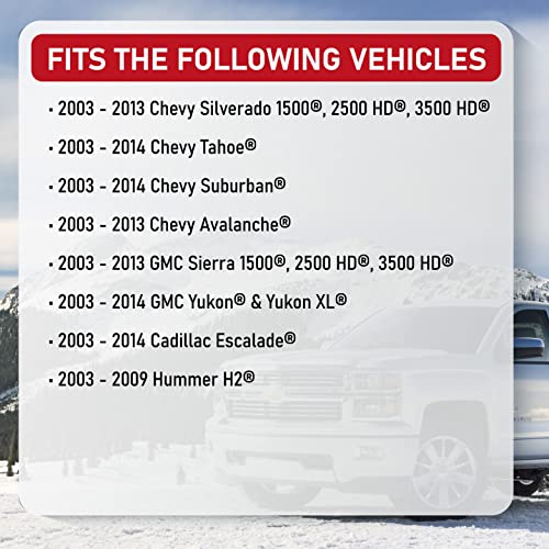 Image of HVAC Air Blend Door Actuator - Replaces 15-73952, 52495593, 89018374, 604-112 - Mode Door Actuator Compatible with Chevy, GMC, Cadillac & Hummer 2003-2014 Models - HVAC Heater Climate Control Actuator
