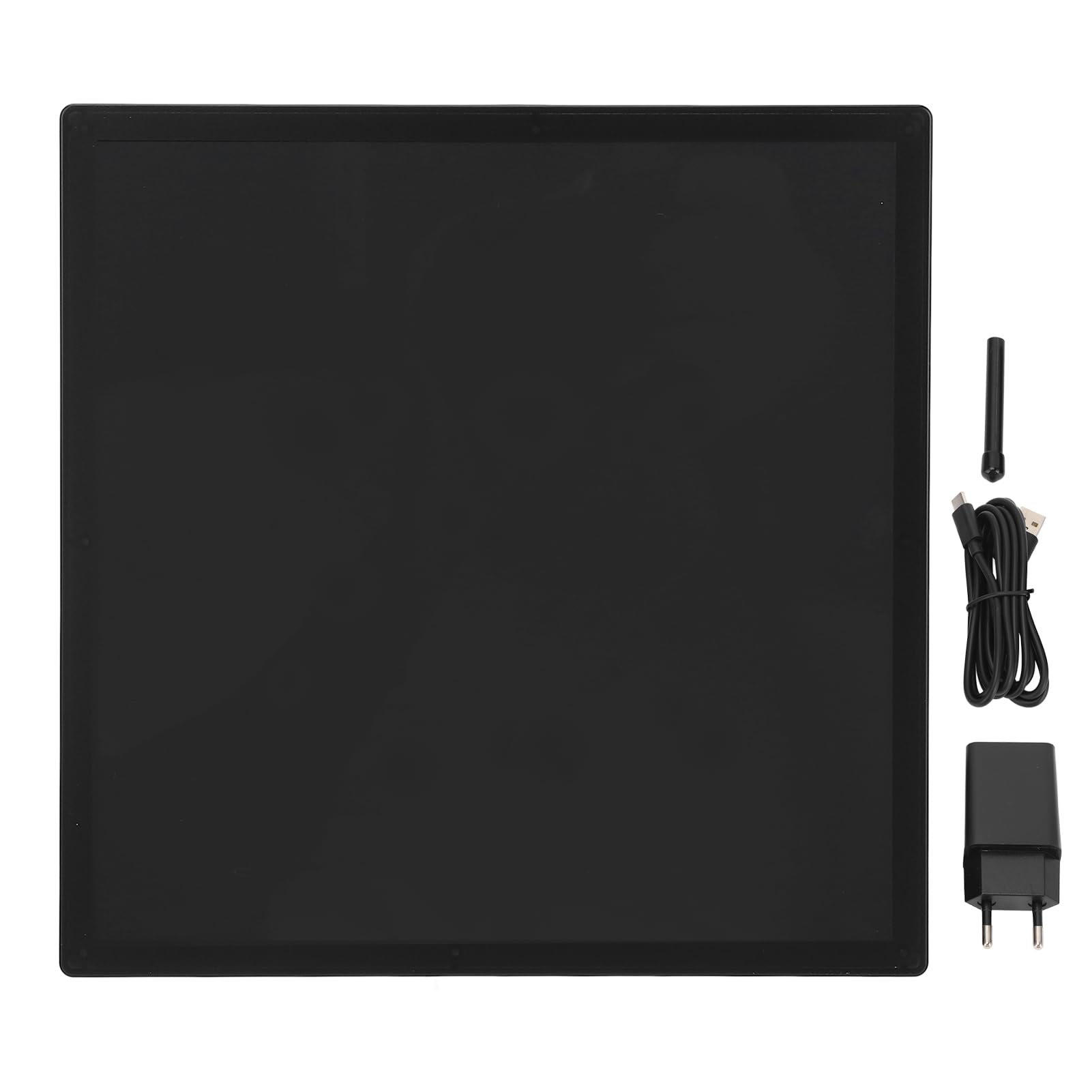 Pantalla LED Pixel Art, 16x16 Programable Bluetooth LED Pixel Art Marco de Imagen Reloj Digital Inteligente con Control de Aplicación USB Recargable RGB Panel LED (Enchufe
