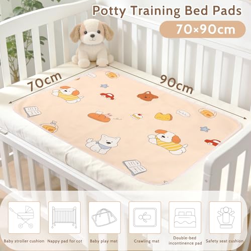 Alèse de lit d'apprentissage propreté imperméable et lavable 70x90