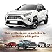 povtii Tri-Color Grille Decor Badge, Personalized Creative Grille Insert Trims, Front Grille Decoration Compatible with 4 Runner Highlander RAV4, Exterior Car Accessories (Style G)