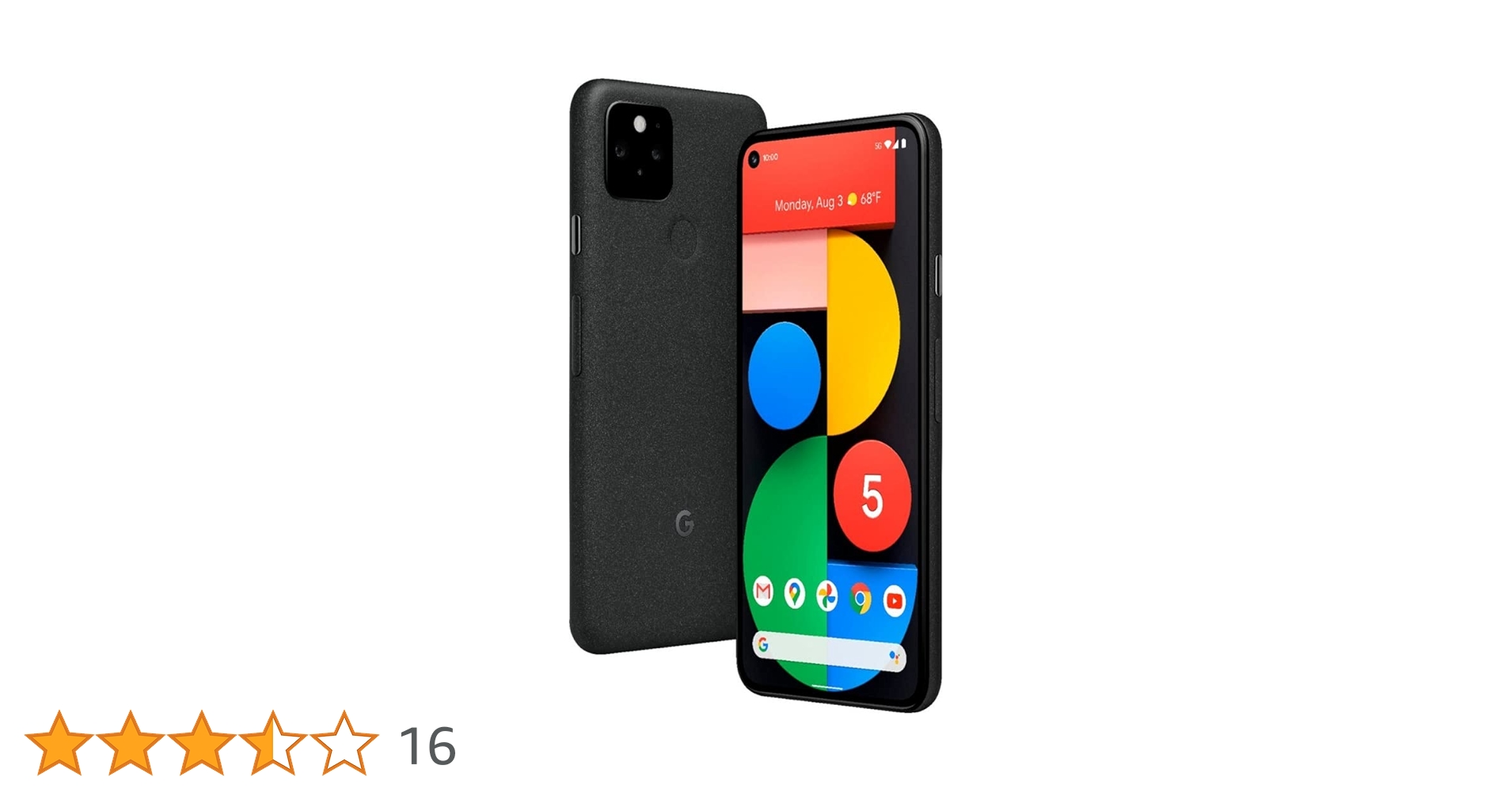 Google Pixel 5 128GB Just Black (Unlocked) : Amazon.ca