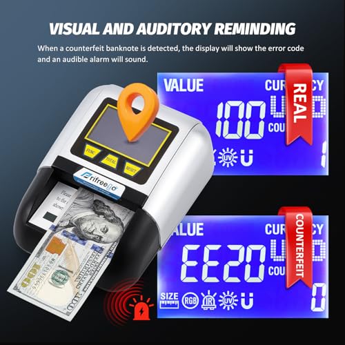 Frifreego Portable 4-Way Bill Detector