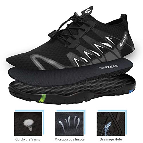Mabove Strandschuhe Wasserschuhe Herren Damen Surfschuhe Schnell Trocknen Schwimmschuhe Barfussschuhe Aquaschuhe Badeschuhe - Image 3